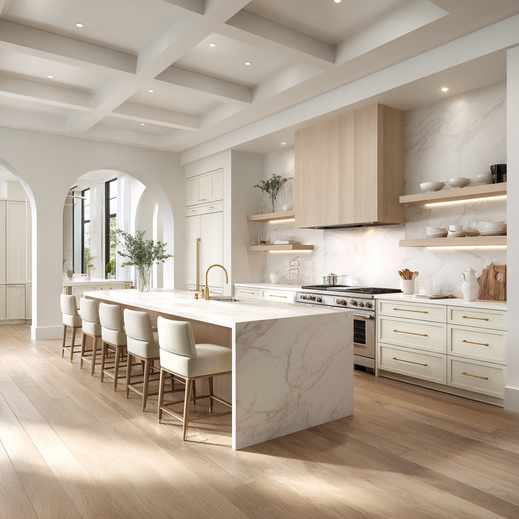 Modern kitchen and dining area at Nova Way Wellness in Salinas, California